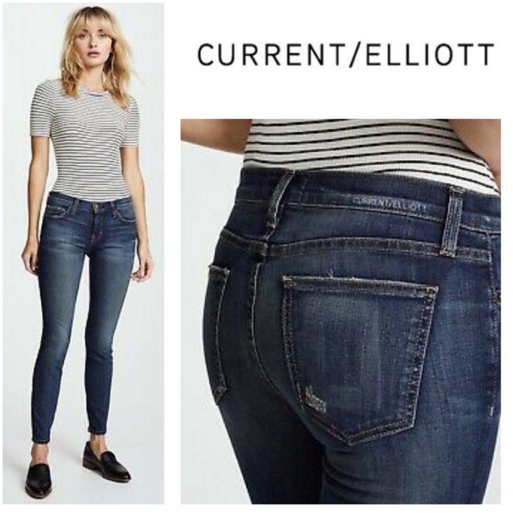 LIKE NEW!  Current/Elliott The Stiletto in Townie